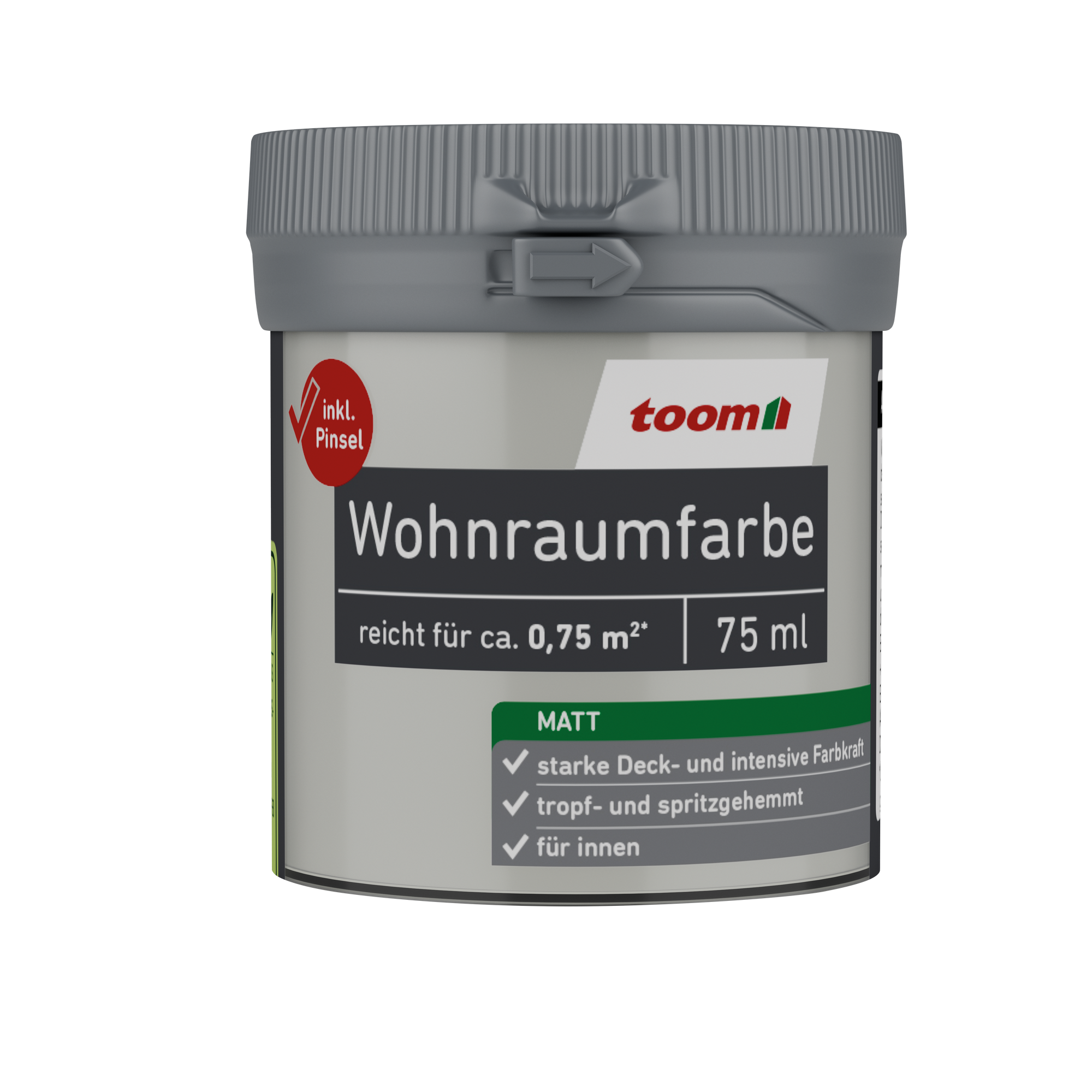 Wohnraumfarbe altweiß matt 75 ml