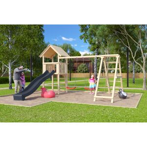 Kinderspielturm 'Lotti' nordische Fichte naturbelassen 107 x 291 x 107 cm