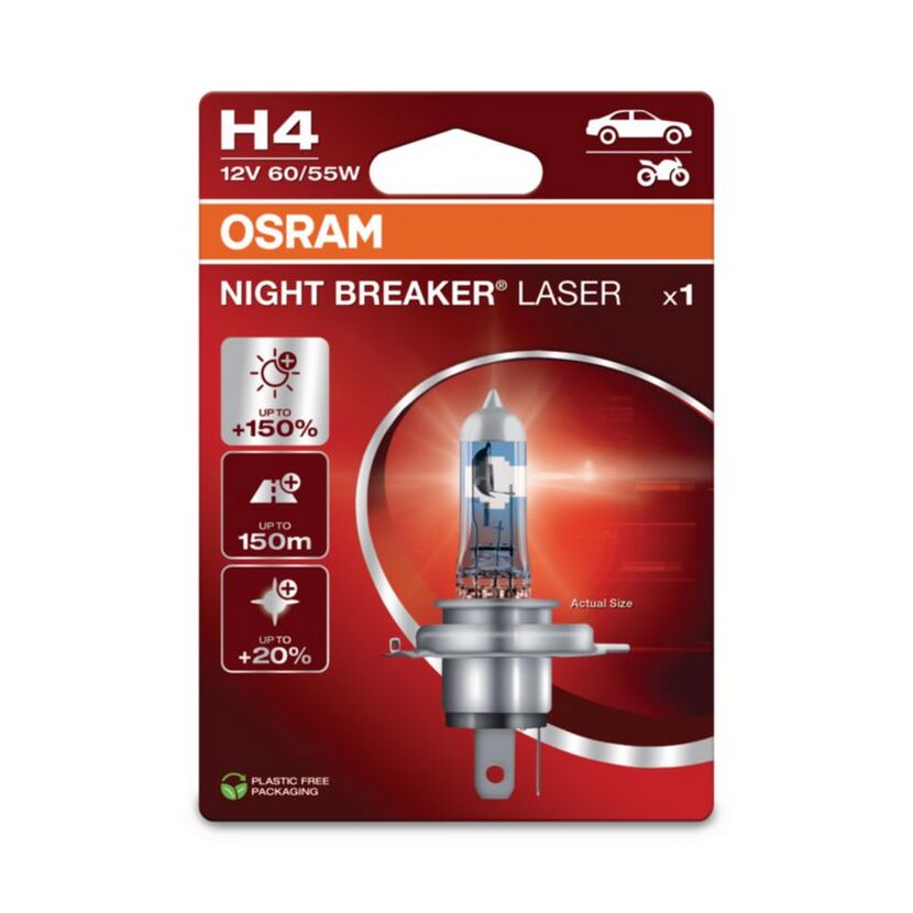 LED-Smart 'H4 Night Breaker Laser' 60/55 W 12 W