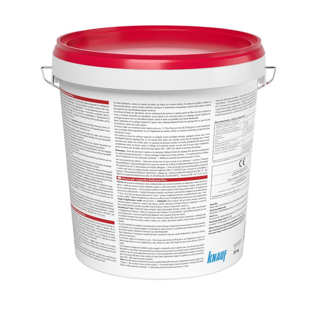 Flächenspachtel 'Rotband Plus' 22 kg