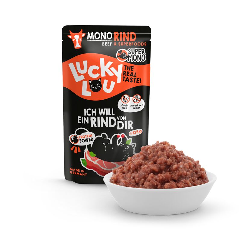 Katzenfutter Rind 125 g