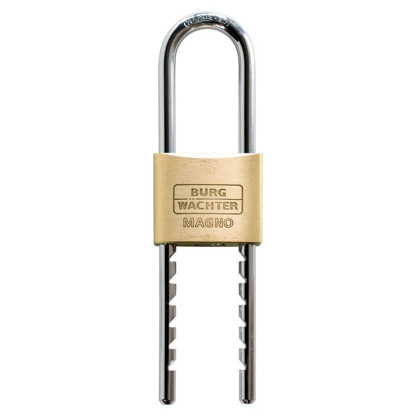 Zylinder-Vorhängeschloss '400 E  Magno HB 50 Flex SB' messingfarben 5 cm