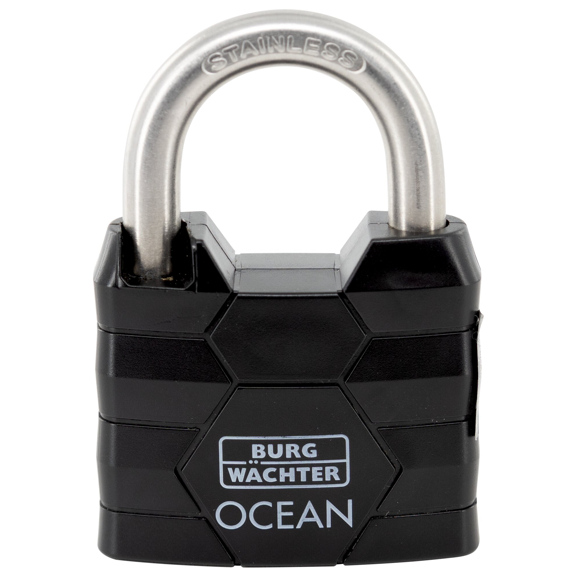 Zylinder-Vorhangschloss '490 Ni 60 SB' schwarz 6,4 cm