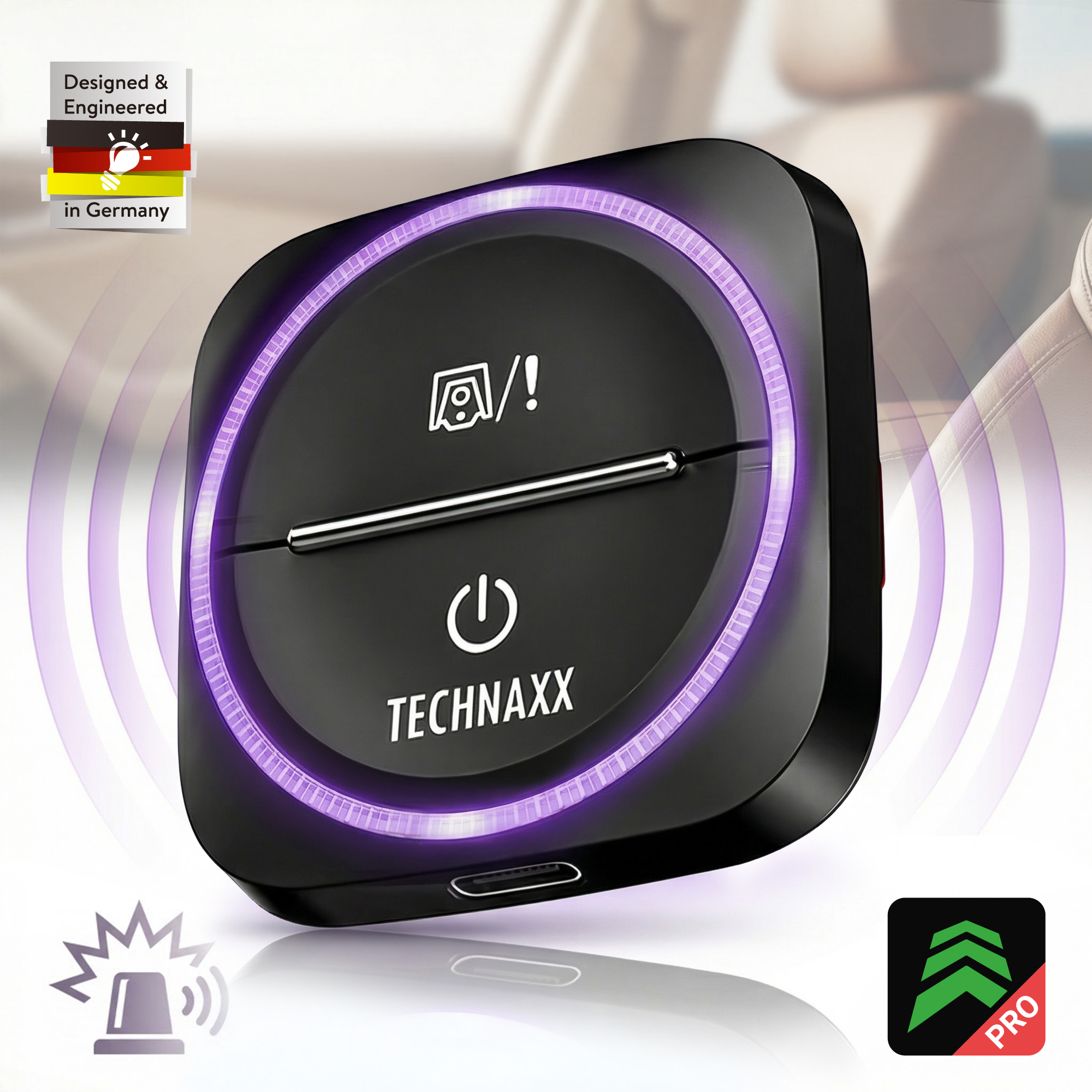 Straßenverkehrswarner 'Secure Drive Mini TX-387'