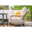 Loungemöbelset 'Allasio' Aluminium sand/grau 5-teilig