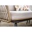 Loungemöbelset 'Allasio' Aluminium sand/grau 5-teilig