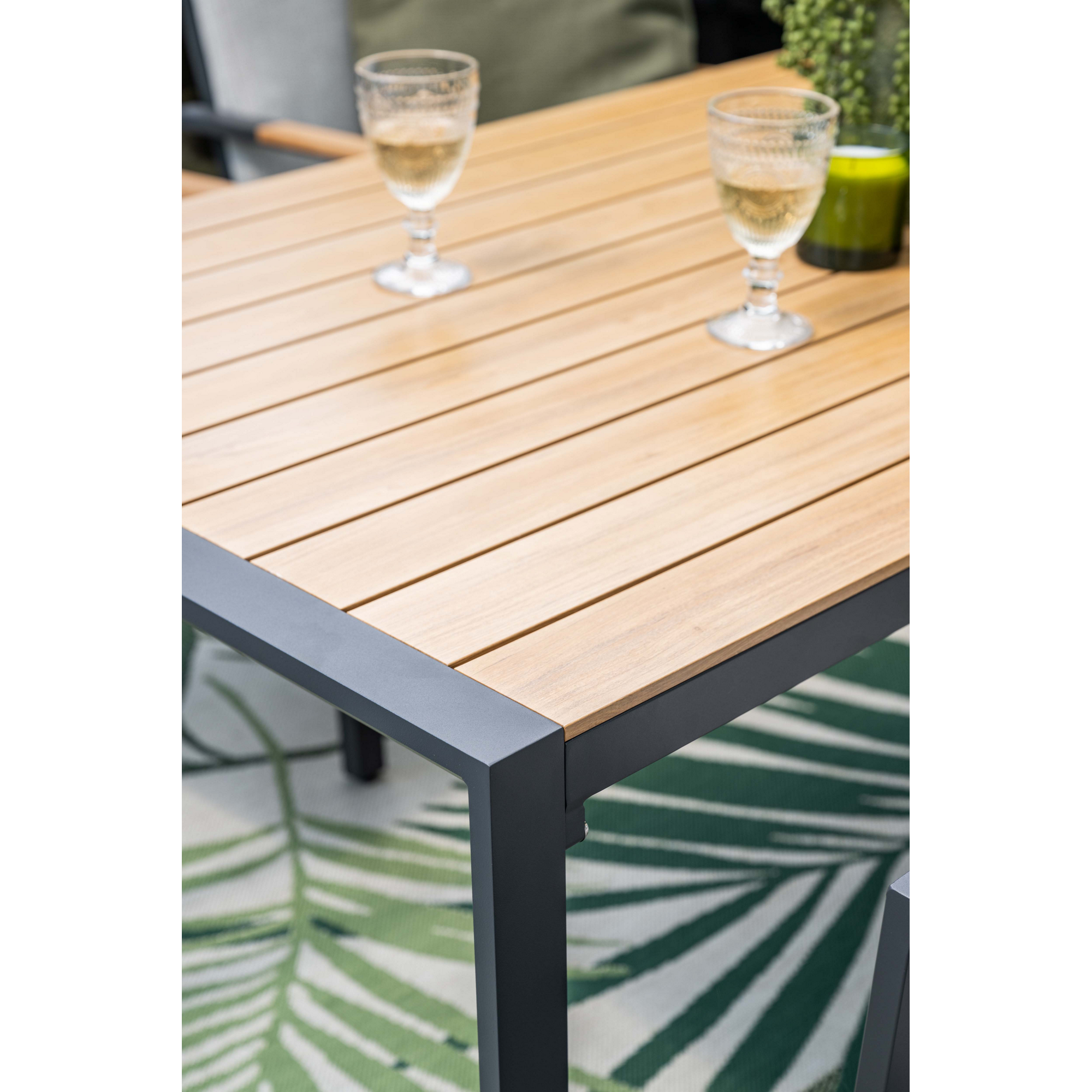 Gartentisch 'Felini' Aluminium 160 x 84 x 72 cm