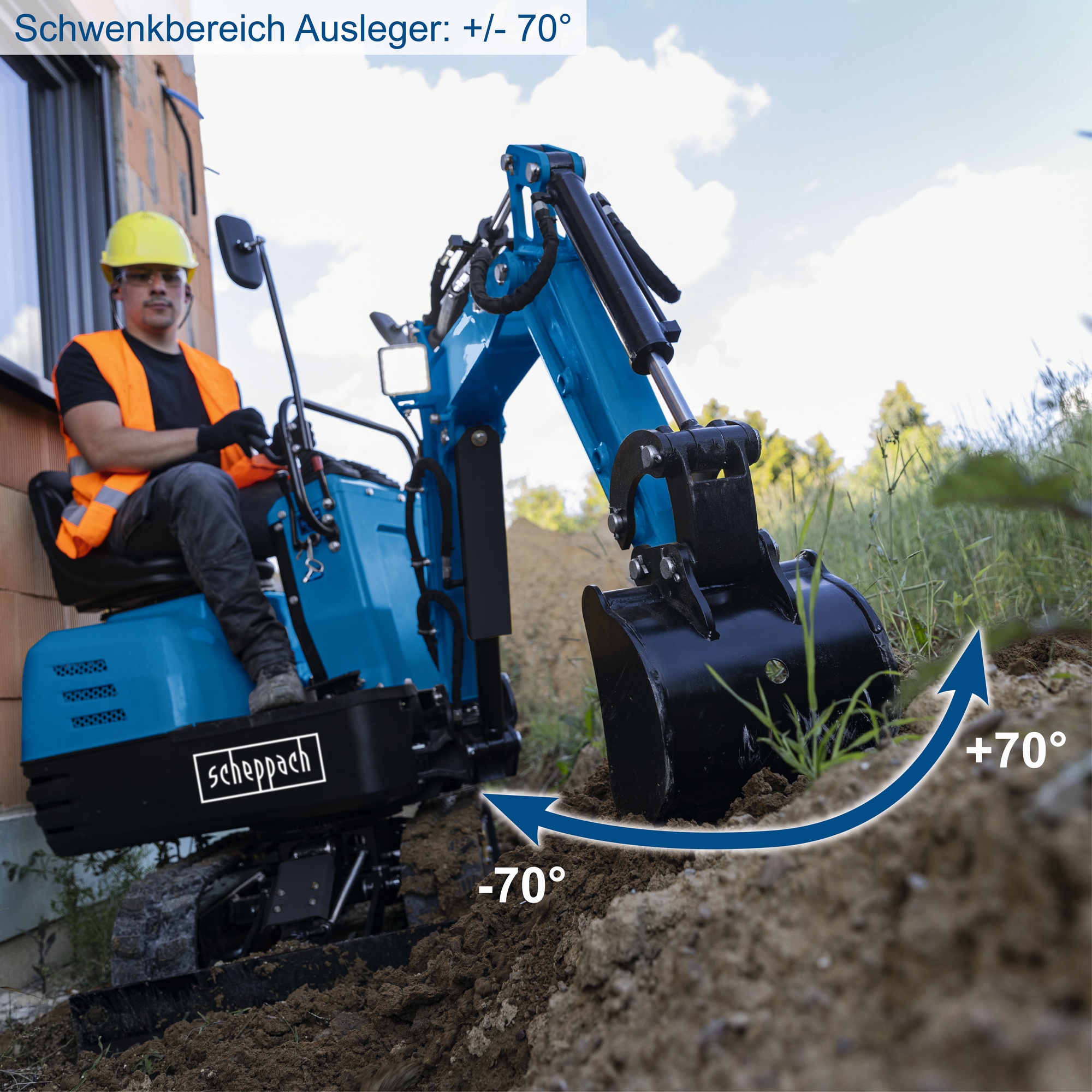 Mini-Bagger 'EXC815' XXL-Set 8,5 PS