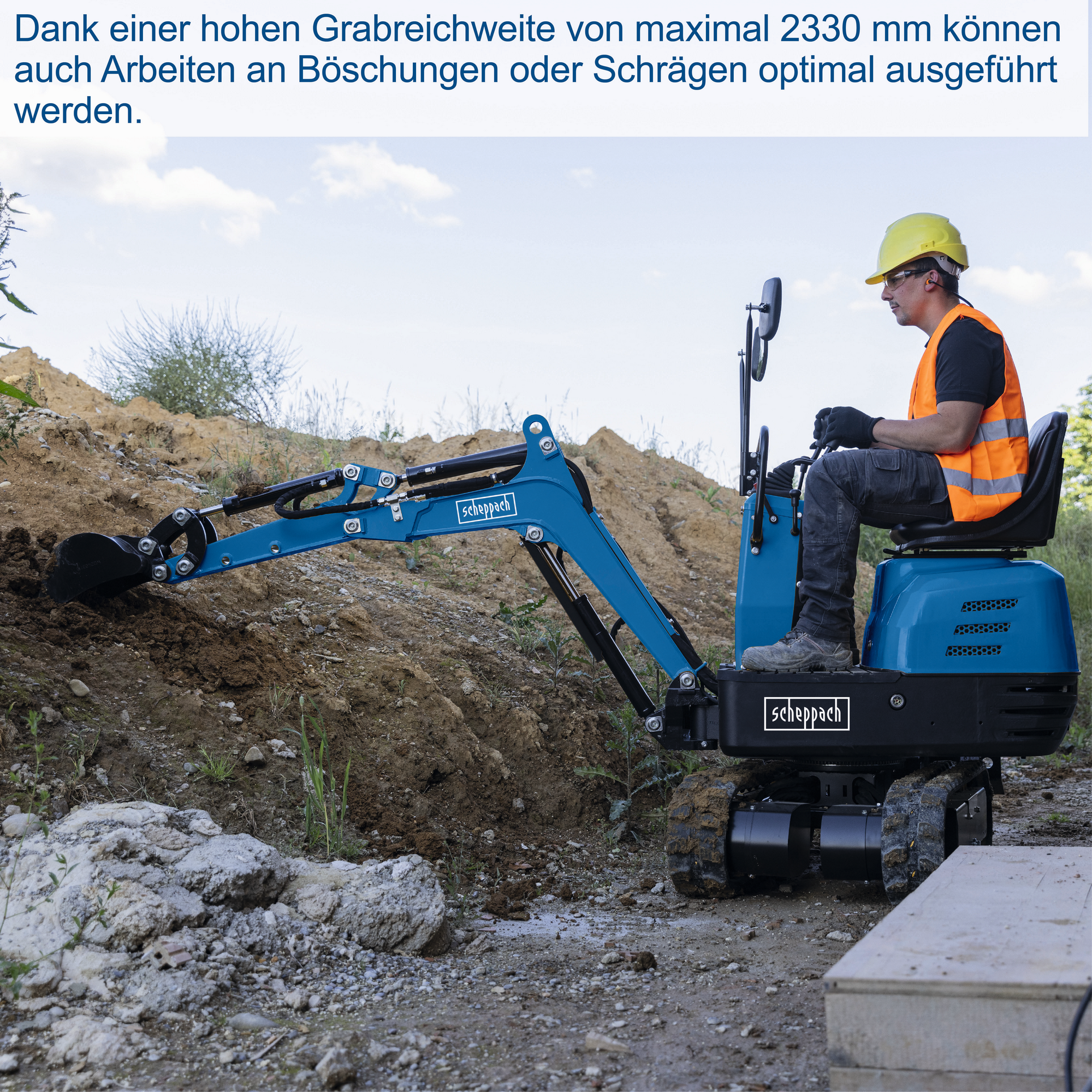 Mini-Bagger 'EXC815' XXL-Set 8,5 PS