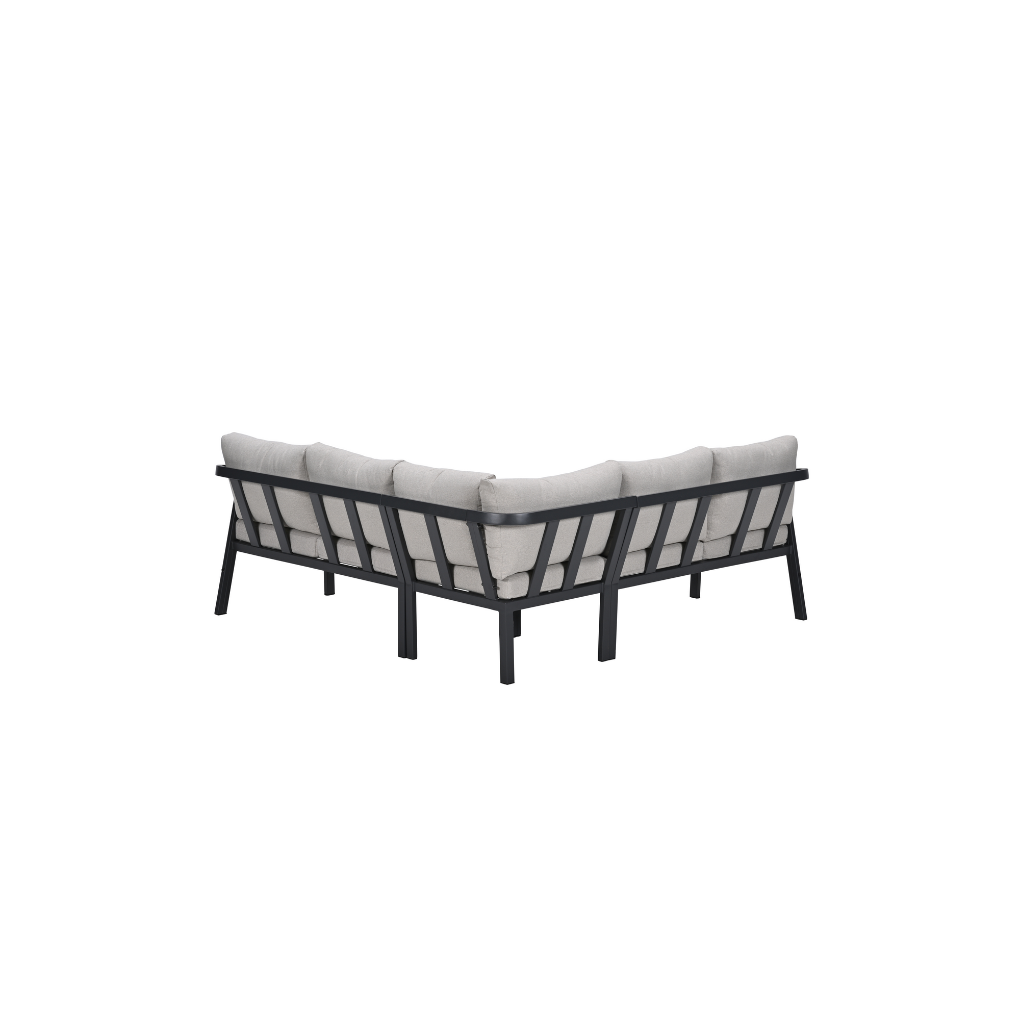 Loungemöbelset 'Terni' Aluminium sand/grau 4-teilig