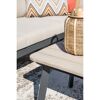 Loungemöbelset 'Terni' Aluminium sand/grau 4-teilig