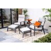 Gartenstuhlset 'Max' Aluminium anthrazit 2-teilig