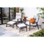 Gartenstuhlset 'Max' Aluminium anthrazit 2-teilig