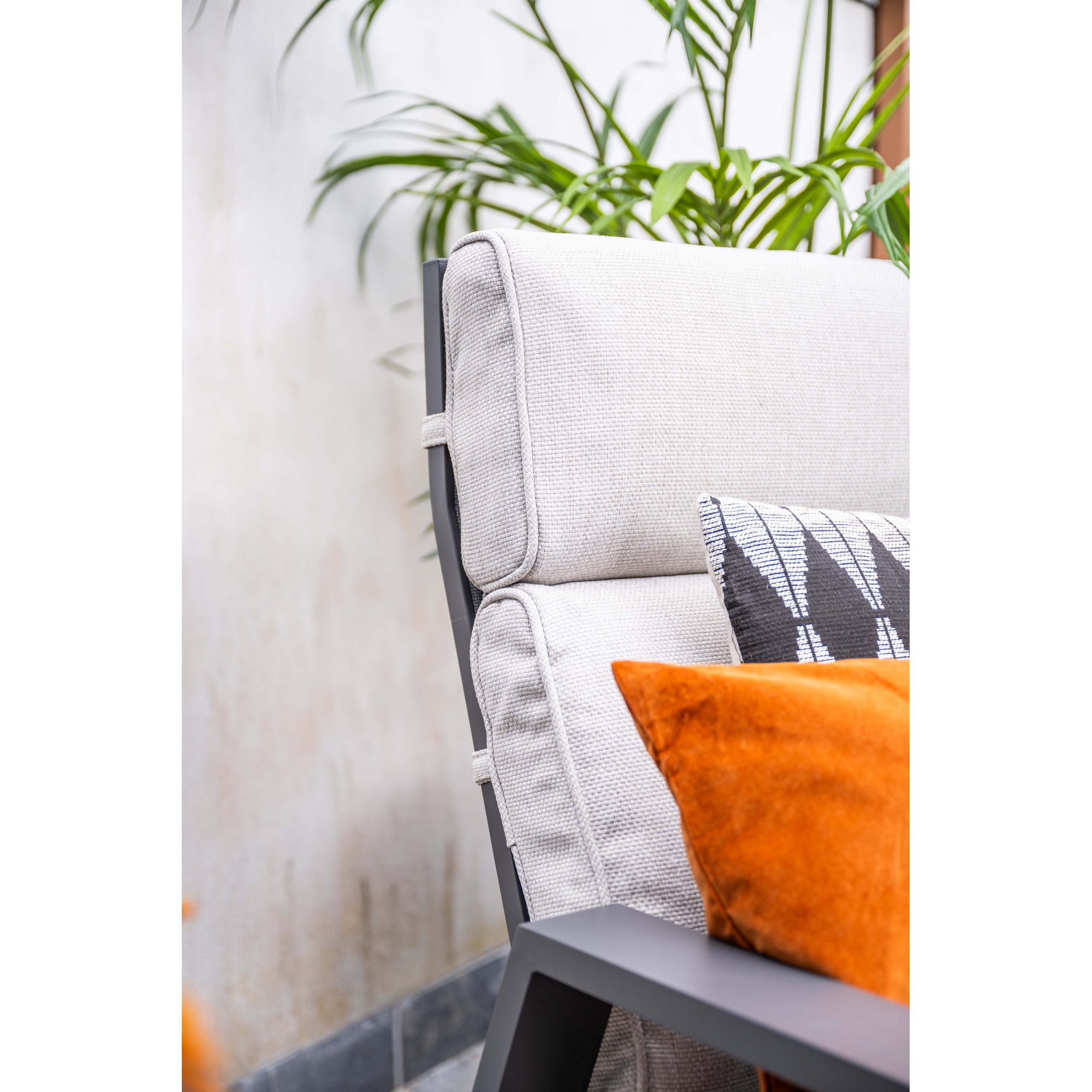 Gartenstuhlset 'Max' Aluminium anthrazit 2-teilig