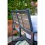 Gartenbank 'Detroit' 2-Sitzer Aluminium anthrazit/grau 122 x 85 x 64 cm