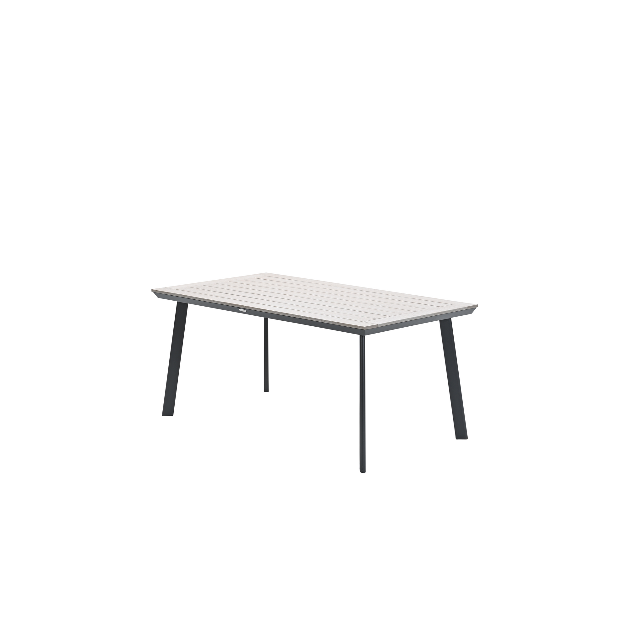 Gartentisch 'Vigo' Aluminium/Polywood 160 x 90 x 73 cm