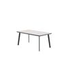 Gartentisch 'Vigo' Aluminium/Polywood 160 x 90 x 73 cm