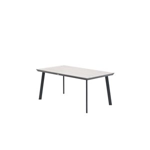 Gartentisch 'Vigo' Aluminium/Polywood 160 x 90 x 73 cm