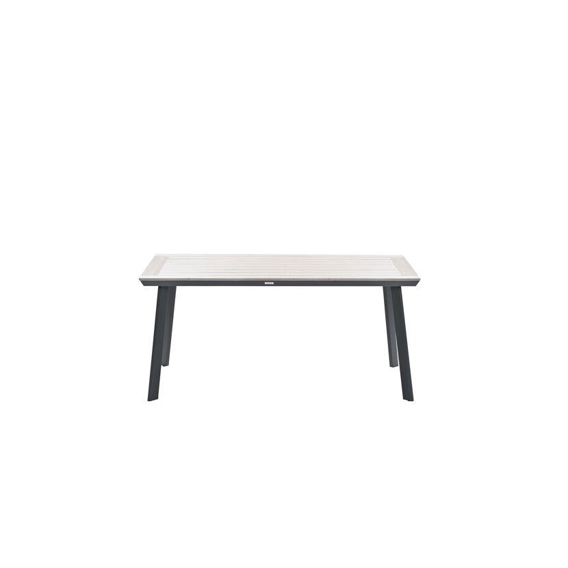Gartentisch 'Vigo' Aluminium/Polywood 160 x 90 x 73 cm
