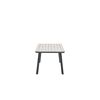 Gartentisch 'Vigo' Aluminium/Polywood 160 x 90 x 73 cm