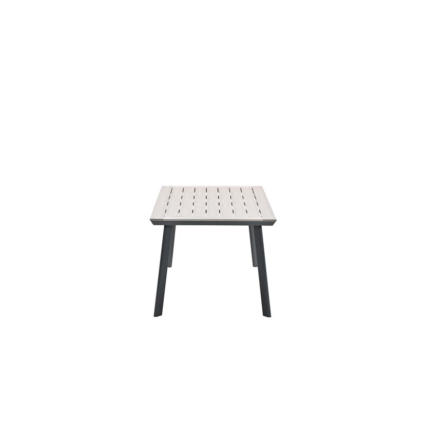 Gartentisch 'Vigo' Aluminium/Polywood 160 x 90 x 73 cm