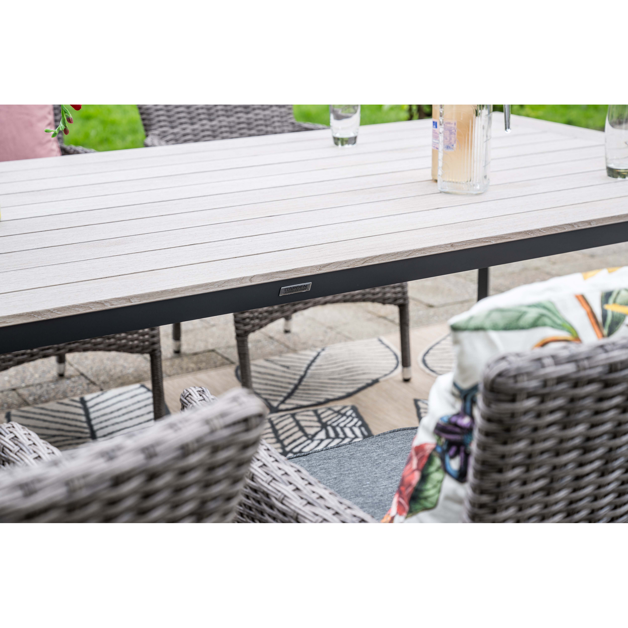 Gartentisch 'Vigo' Aluminium/Polywood 230 x 100 x 73 cm