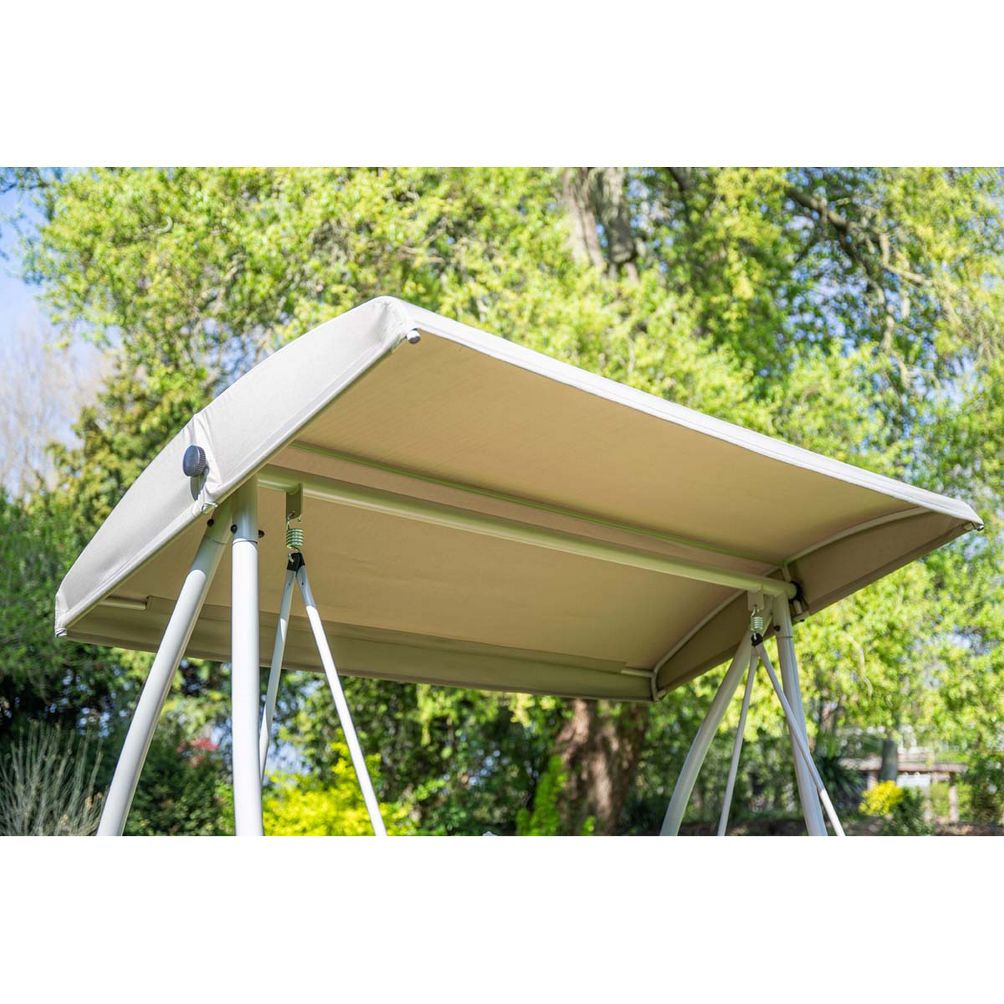 Hollywoodschaukel 'Rubens' 3-Sitzer taupe 205 x 175 x 122 cm