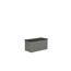Kissenbox 'Primo' grau/schwarz 109 x 51,3 x 54,7 cm