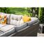 Loungemöbelset 'Blue Bird' Aluminium sand/grau 5-teilig
