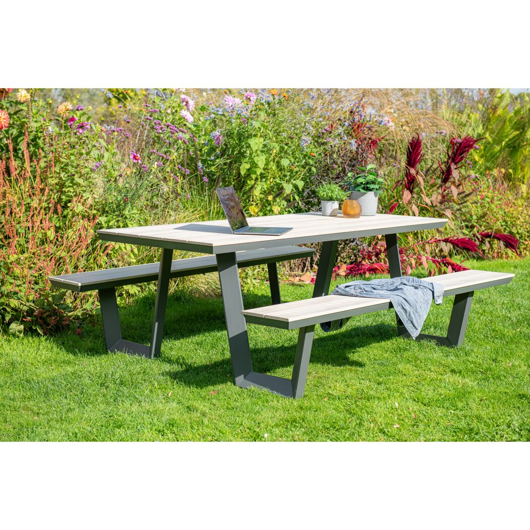 Gartenmöbelset 'Bell' für 6 Personen Aluminium