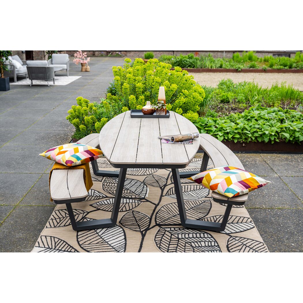 Gartenmöbelset 'Bell' für 8 Personen Aluminium