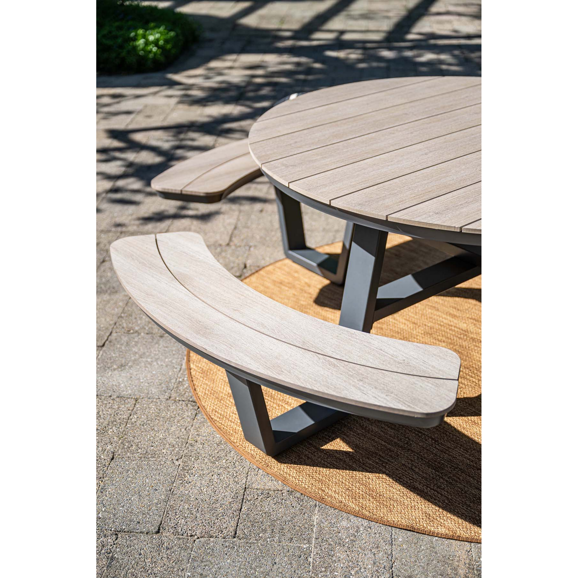 Gartenmöbelset 'Bell' für 6 Personen Aluminium