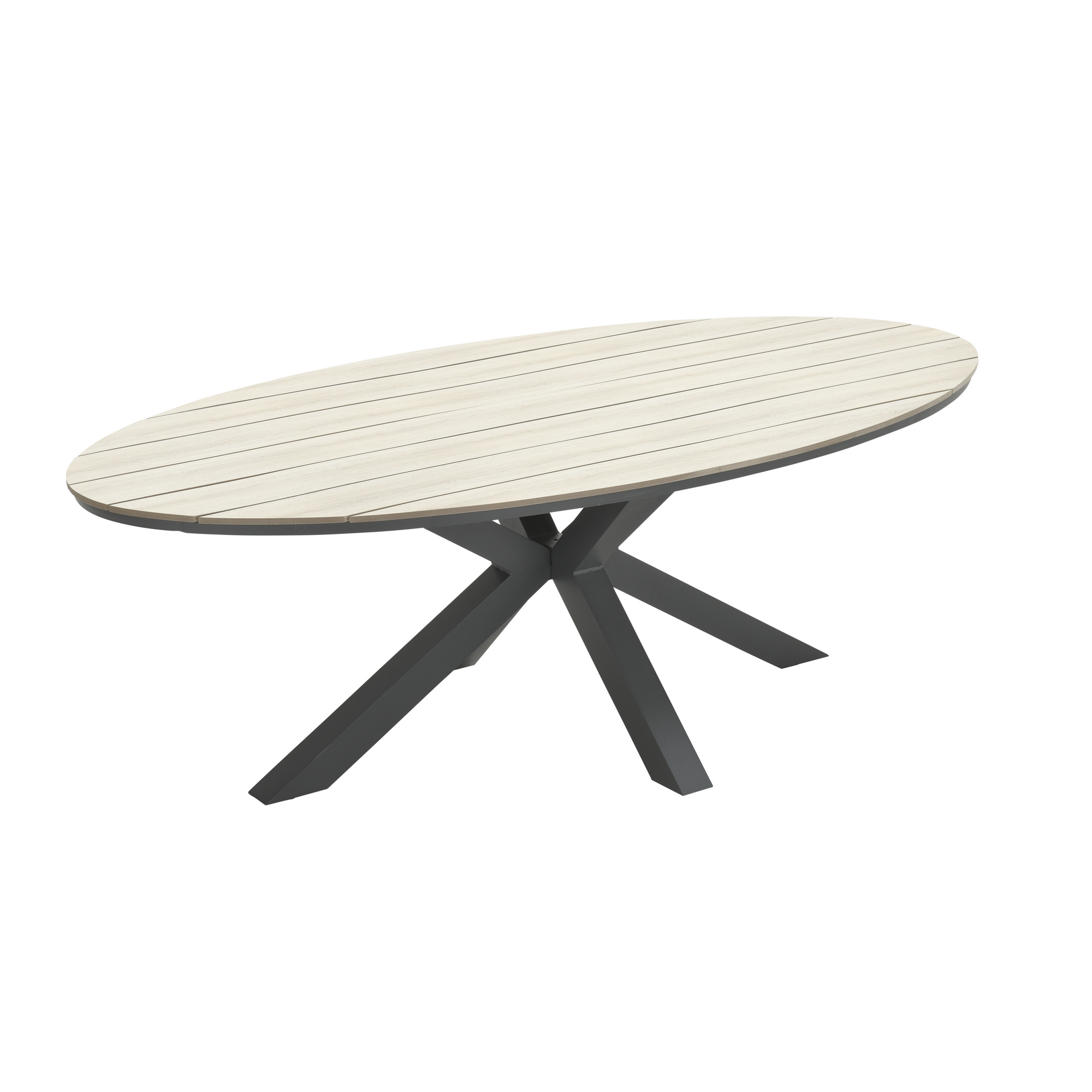 Gartentisch 'Edison' Aluminium/Polywood 220 x 115 x 75 cm