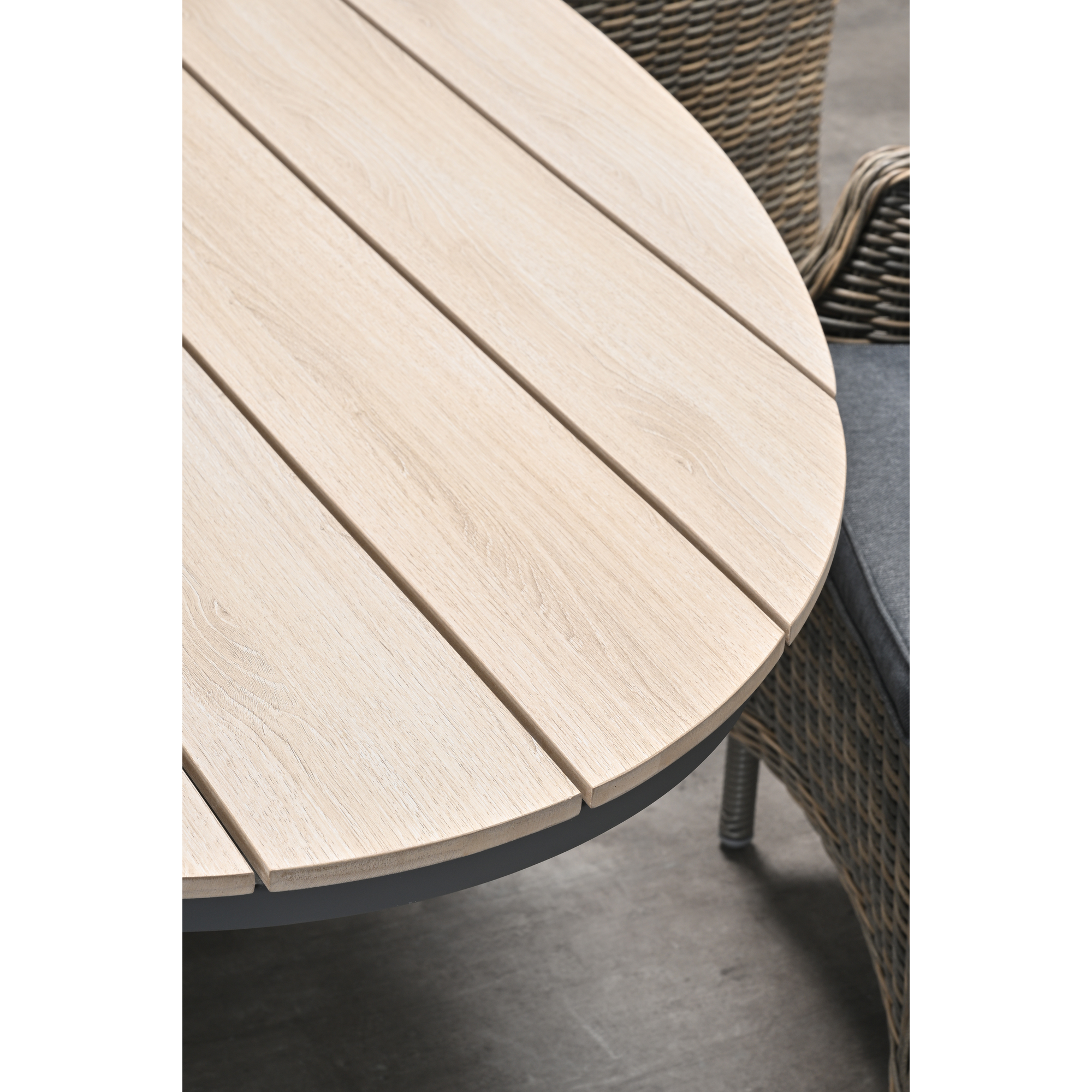 Gartentisch 'Edison' Aluminium/Polywood 220 x 115 x 75 cm