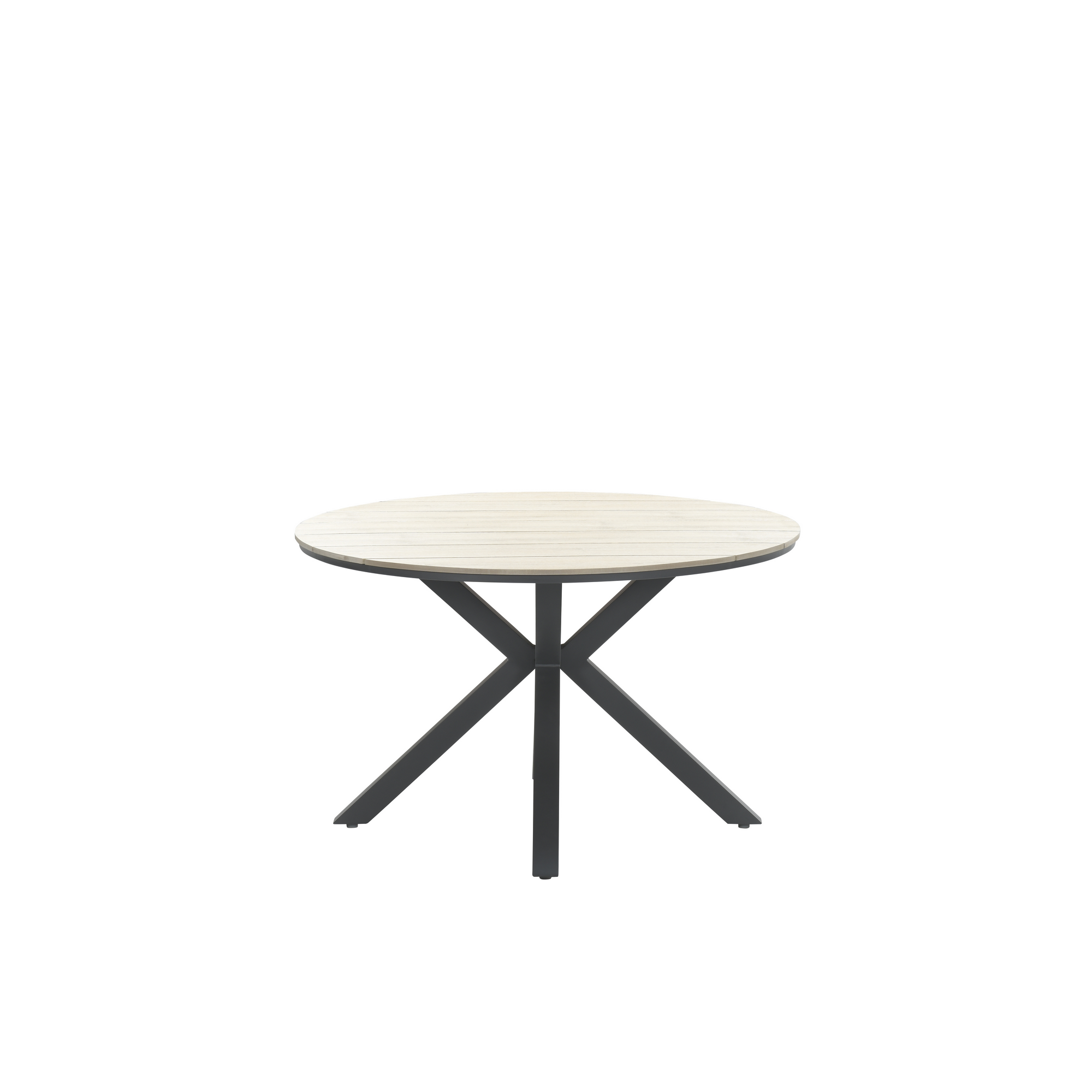 Gartentisch 'Edison' Aluminium/Polywood Ø 122 x 75 cm