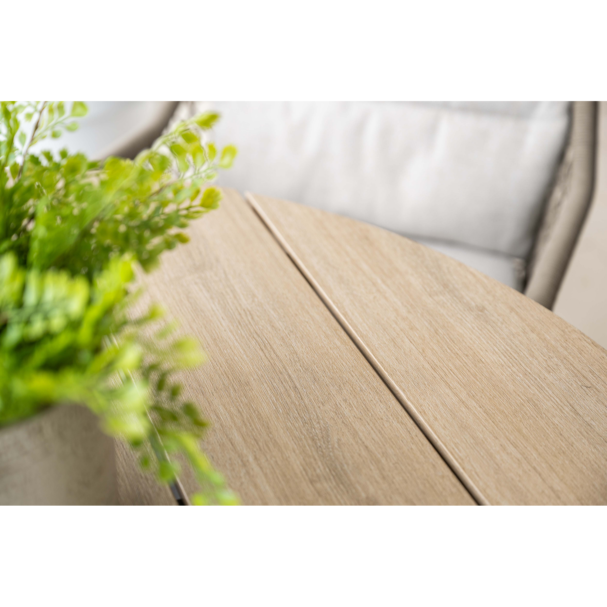 Gartentisch 'Edison' Aluminium/Polywood Ø 122 x 75 cm