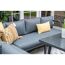 Loungemöbelset 'Bleco' Aluminium schwarz/grau 4-teilig