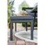 Loungemöbelset 'Bleco' Aluminium schwarz/grau 4-teilig