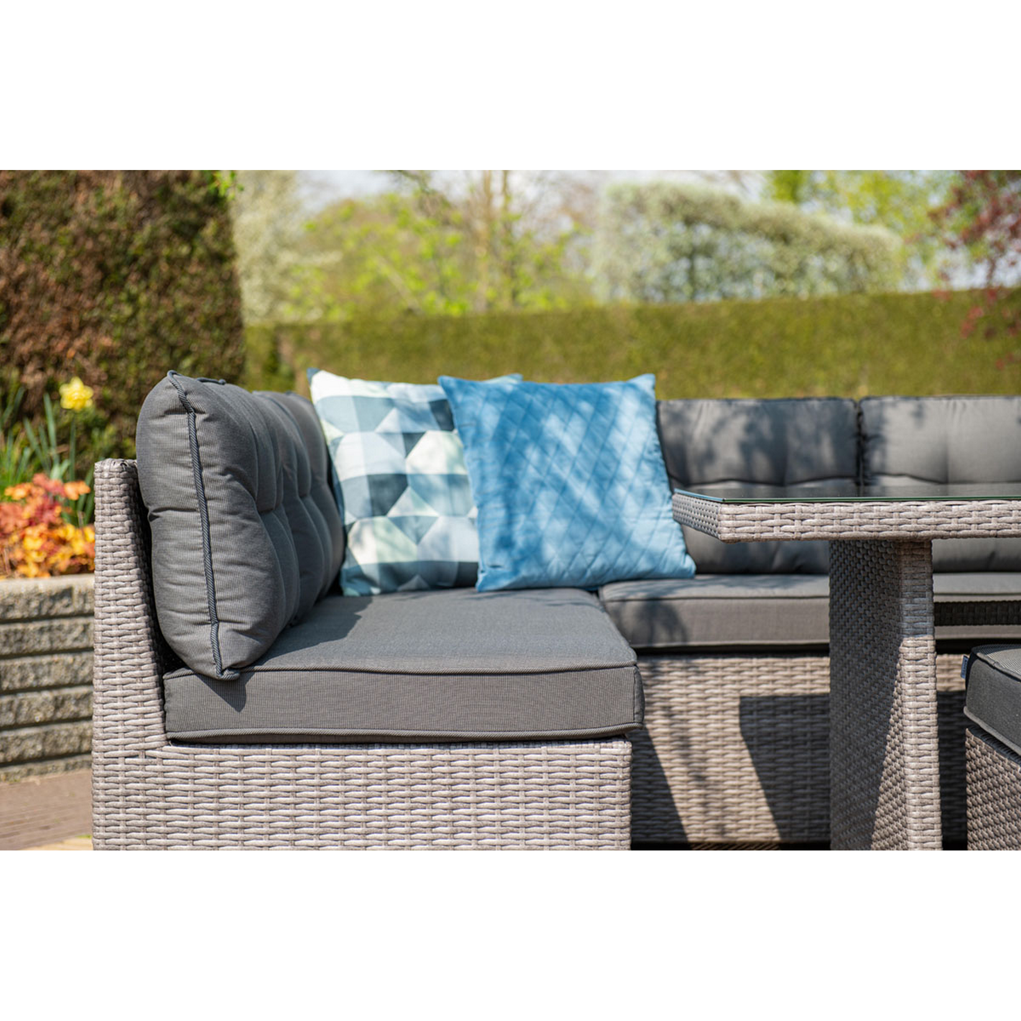 Loungemöbelset 'Coral' Aluminium grau/anthrazit 5-teilig