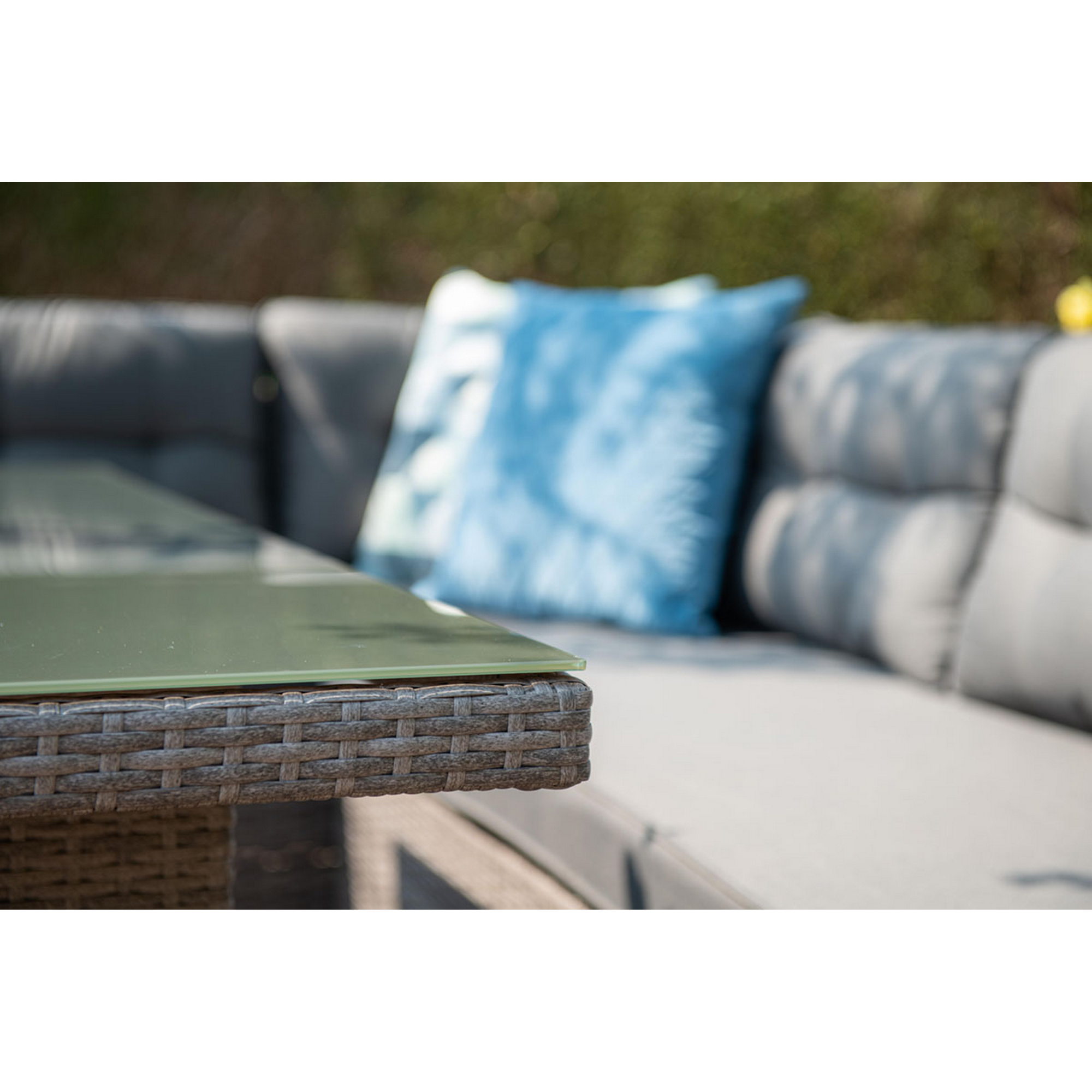 Loungemöbelset 'Coral' Aluminium grau/anthrazit 5-teilig