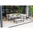 Loungemöbelset 'Vasano' Aluminium sand/grau 4-teilig