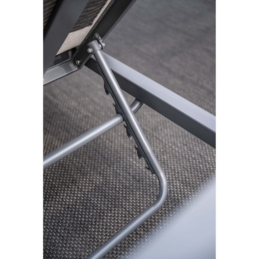 Loungemöbelset 'Corsica' Aluminium sand/grau 4-teilig