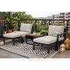 Loungemöbelset 'Cinto' Aluminium sand/grau 5-teilig