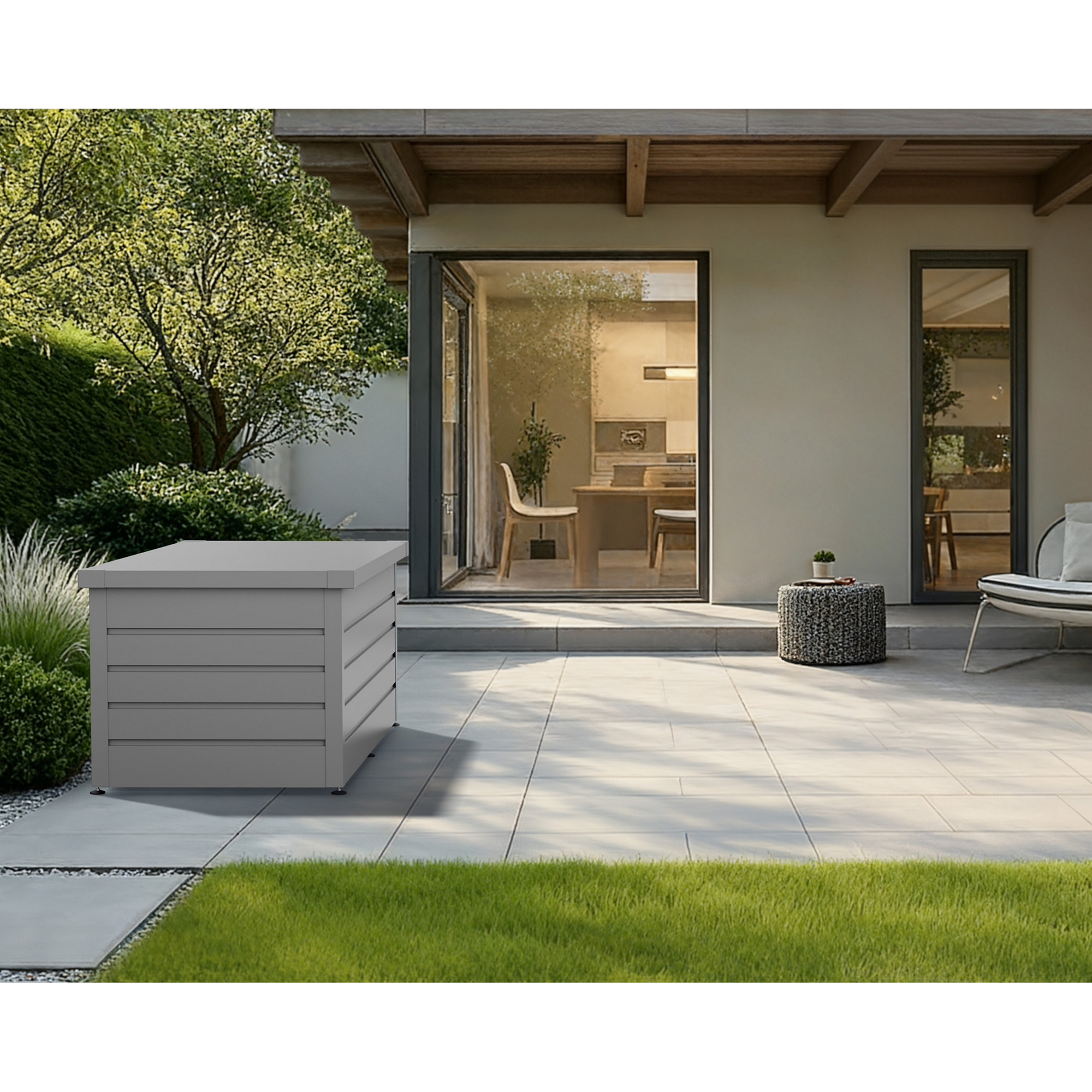 Gartenbox 'Euroline' Stahl/Metall 166 x 72,5 x 87,2 cm