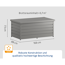 Gartenbox 'Euroline' Stahl/Metall 166 x 72,5 x 87,2 cm