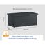 Gartenbox 'Euroline' Stahl/Metall 166 x 72,5 x 87,2 cm