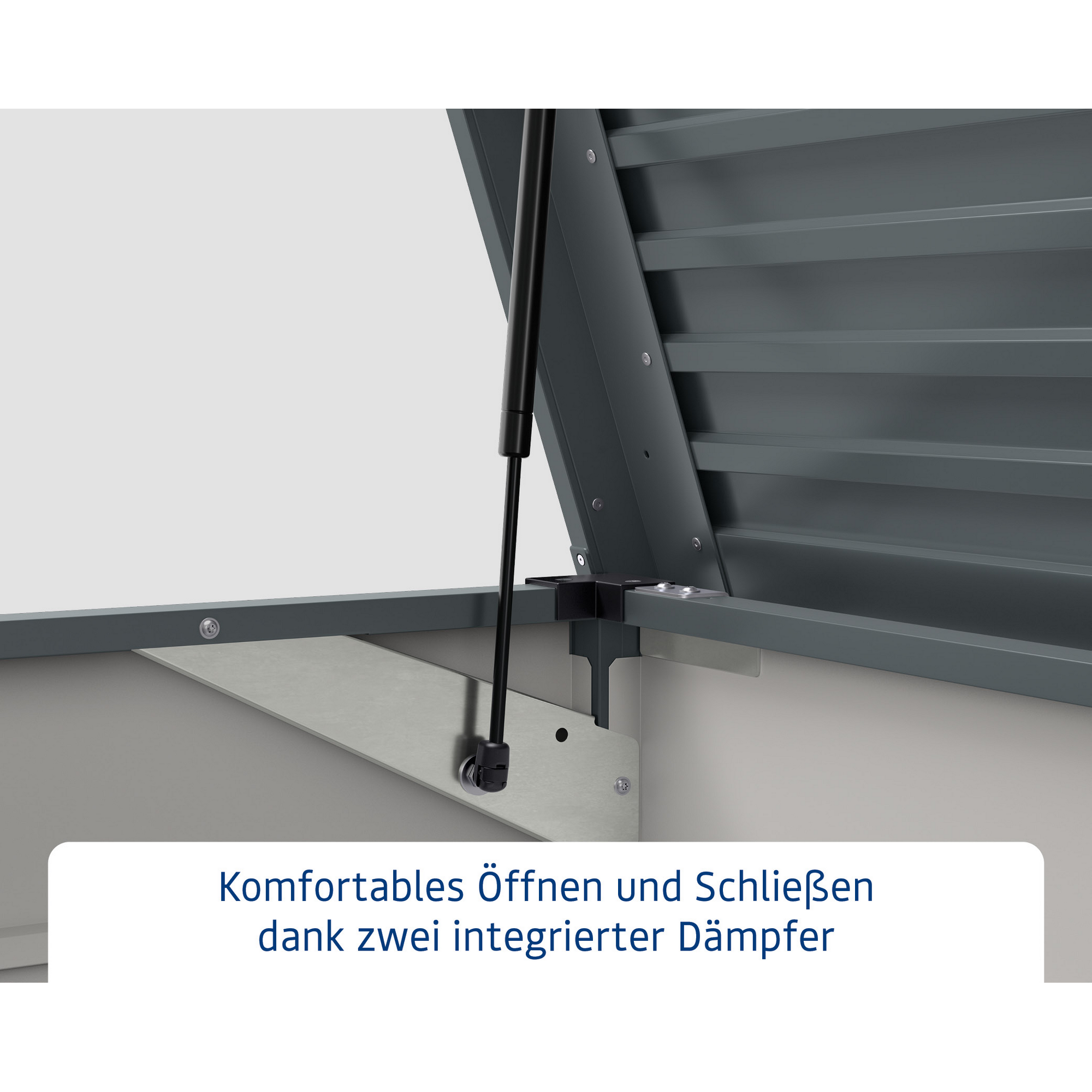 Gartenbox 'Euroline' Stahl/Metall 166 x 72,5 x 87,2 cm