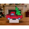 LED-Dekofigur Auto mit Infinity-Effekt 22 cm