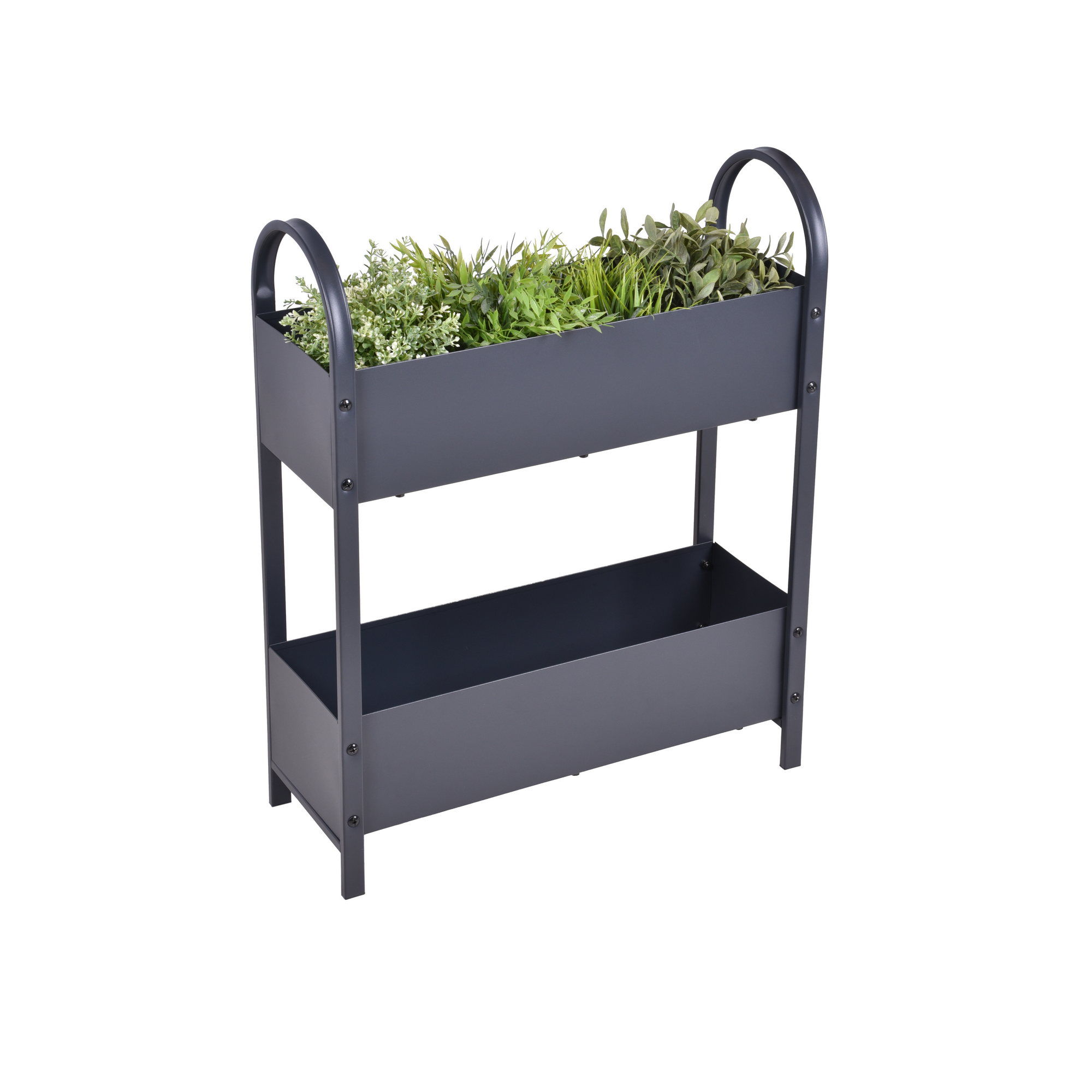 Hochbeet 'Tulpia' Eisen anthrazit 22,5 x 75 x 60 cm