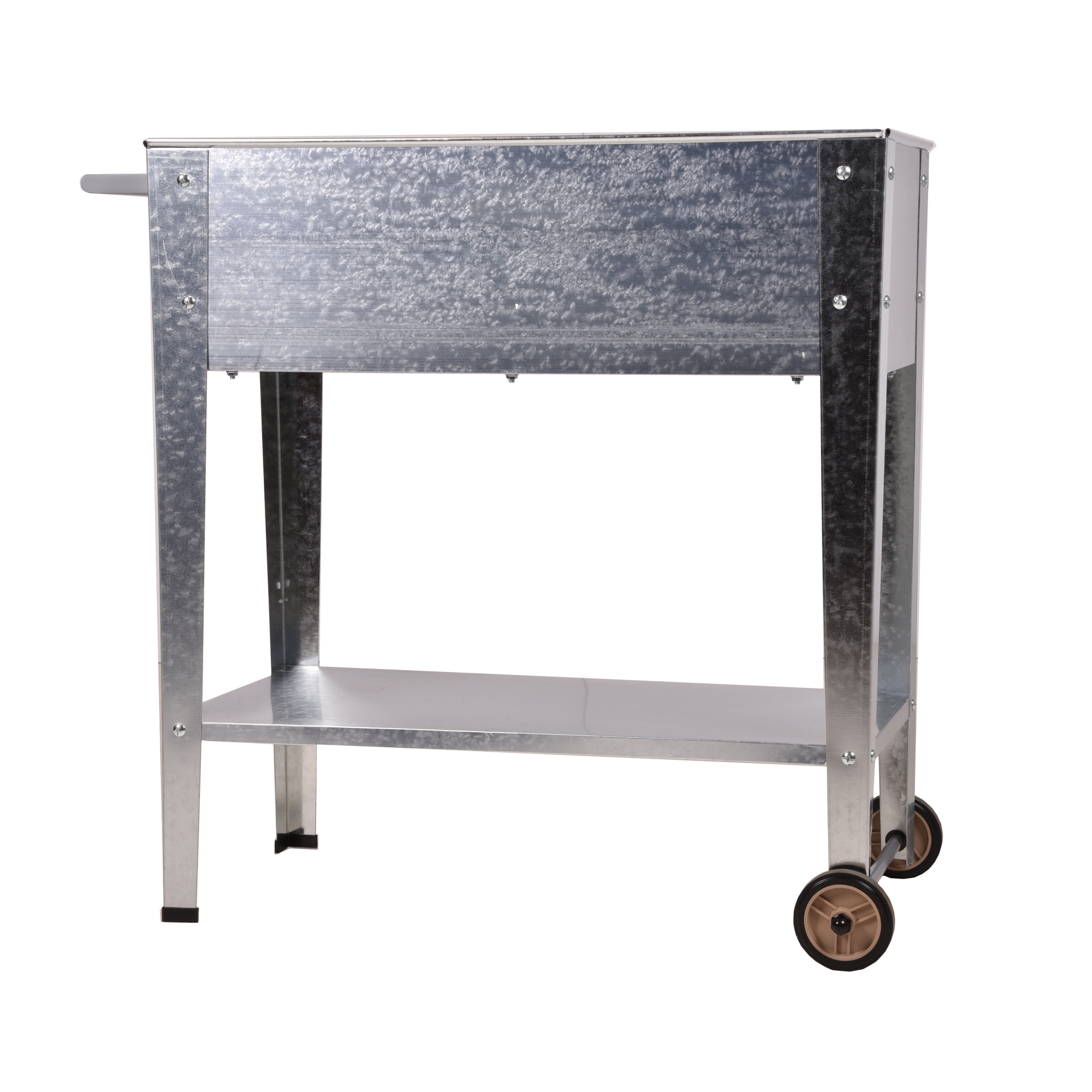 Hochbeet 'Lavandia' Stahlblech silbergrau, schwarz 35 x 80 x 75 cm